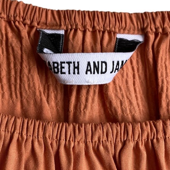 Elizabeth and James Boho Slouchy Shirt Flowy Peasant Festival Coachella Sz L/XL - Picture 14 of 16